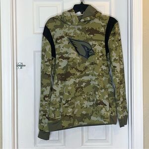 Arizona Cardinals Nike Olive 2021 Salute To Service Performance Pullover Hoodie